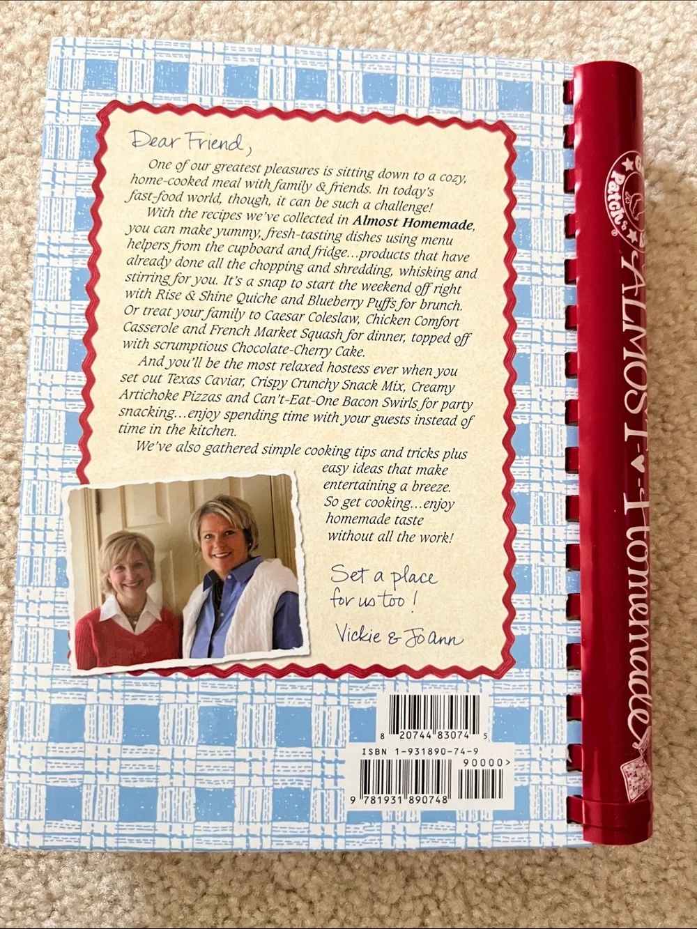 Gooseberry Patch Almost Homemade Recipe Book - EC